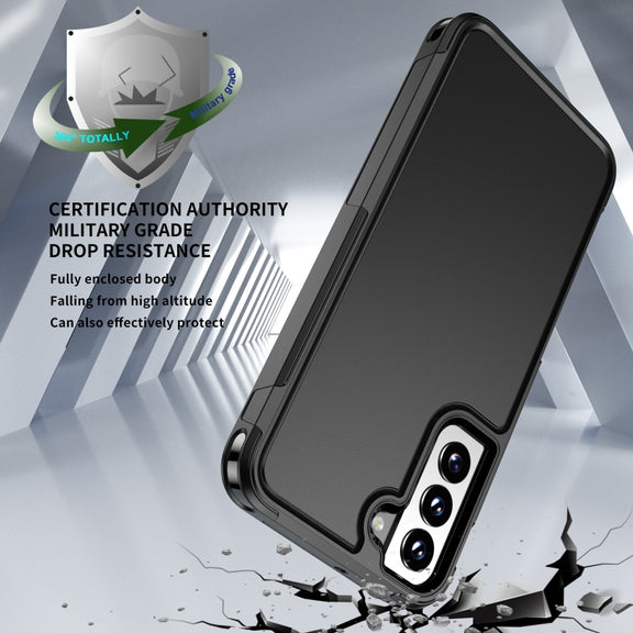 For Samsung Galaxy S22 5G RedPepper Armor PC Hybrid TPU Phone Case(Black)