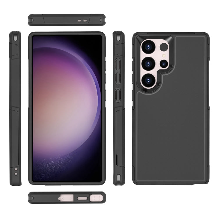 For Samsung Galaxy S22 Ultra 5G RedPepper Armor PC Hybrid TPU Phone Case(Black) - Galaxy S22 Ultra 5G Cases by RedPepper | Online Shopping South Africa | PMC Jewellery | Buy Now Pay Later Mobicred