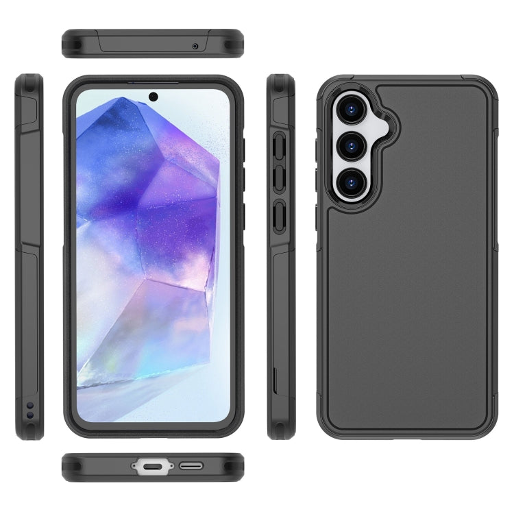 For Samsung Galaxy A55 5G RedPepper Armor PC Hybrid TPU Phone Case(Black) - Galaxy Phone Cases by RedPepper | Online Shopping South Africa | PMc TechLife | Buy Now Pay Later Mobicred