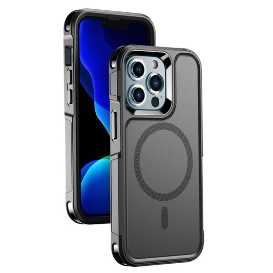 For iPhone 13 Pro Max RedPepper Armor Magsafe PC Hybrid TPU Phone Case(Black) - iPhone 13 Pro Max Cases by RedPepper | Online Shopping South Africa | PMC Jewellery | Buy Now Pay Later Mobicred