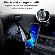 For iPhone 13 Pro Max RedPepper Armor Magsafe PC Hybrid TPU Phone Case(Black)