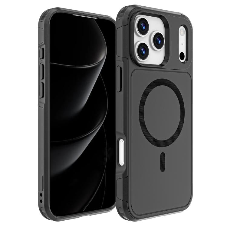 For iPhone 17 Pro Max RedPepper Armor Magsafe PC Hybrid TPU Phone Case(Black) - free shipping - PMC Jewellery - Order now!
