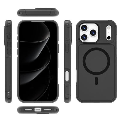 For iPhone 17 Pro Max RedPepper Armor Magsafe PC Hybrid TPU Phone Case(Black) - free shipping - PMC Jewellery - Order now!