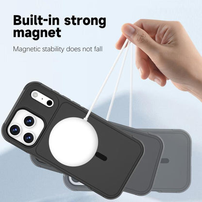 For iPhone 17 Pro Max RedPepper Armor Magsafe PC Hybrid TPU Phone Case(Black) - free shipping - PMC Jewellery - Order now!