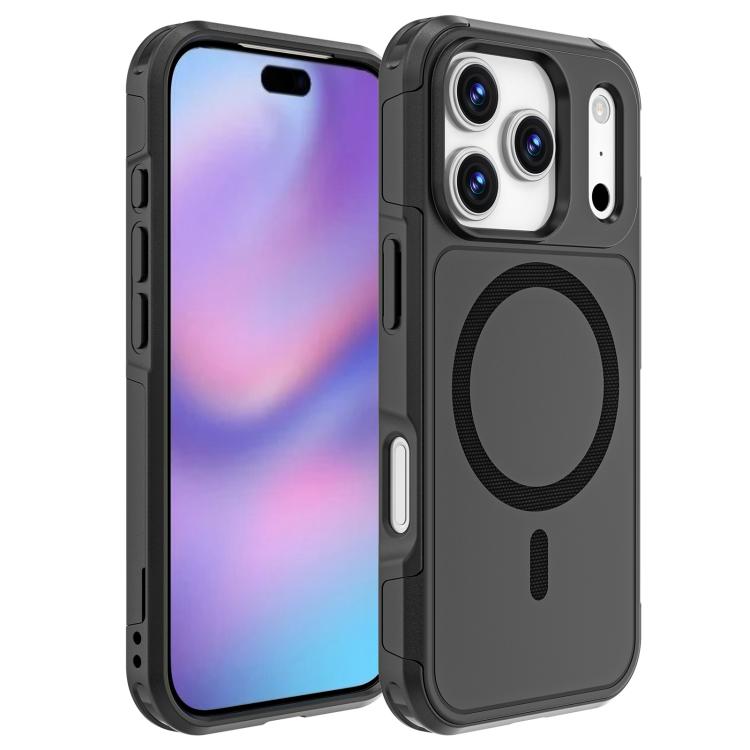 For iPhone 17 Pro RedPepper Armor Magsafe PC Hybrid TPU Phone Case(Black) - iPhone 17 Pro Cases by RedPepper | Online Shopping South Africa | PMC Jewellery | Buy Now Pay Later Mobicred