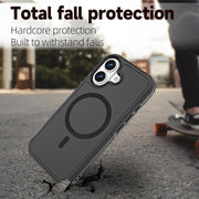 For iPhone 17 RedPepper Armor Magsafe PC Hybrid TPU Phone Case(Black)