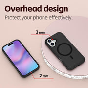 For iPhone 17 RedPepper Armor Magsafe PC Hybrid TPU Phone Case(Black)