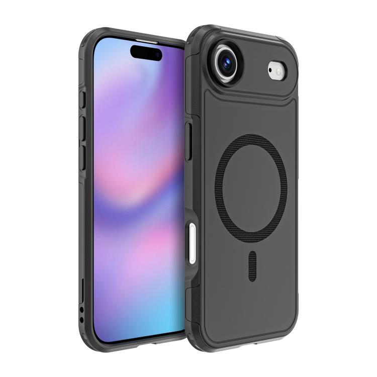 For iPhone 17 Air RedPepper Armor Magsafe PC Hybrid TPU Phone Case(Black) - free shipping - PMC Jewellery - Order now!