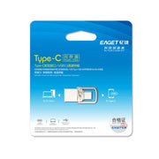 EAGET 32G USB 3.1 + Type-C / USB-C Interface Metal Twister Flash U Disk, with Micro USB OTG Adapter