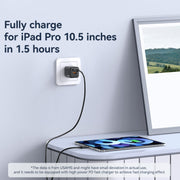 USAMS US-SJ702 USB-C / Type-C to 8 Pin 30W Striped Fast Charge Data Cable, Length:3m(White)