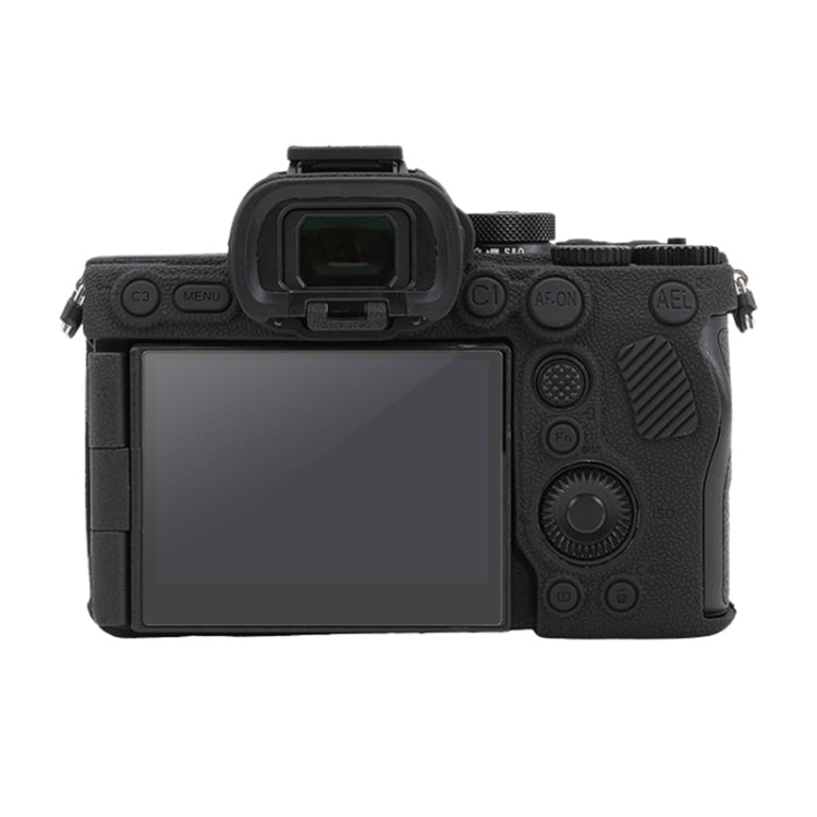 For Sony ILCE7RM5 / A7R5 Litchi Texture Soft Silicone Protective Case(Black) - free shipping - PMC TechLife - Order now!