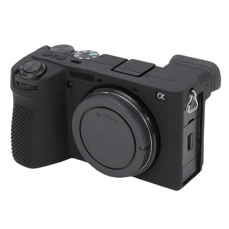 For Sony ILCE-6700 / A6700 Glossy Soft Silicone Protective Case(Black) - Protective Case by PMC TechLife | Online Shopping South Africa | PMC TechLife | Buy Now Pay Later Mobicred