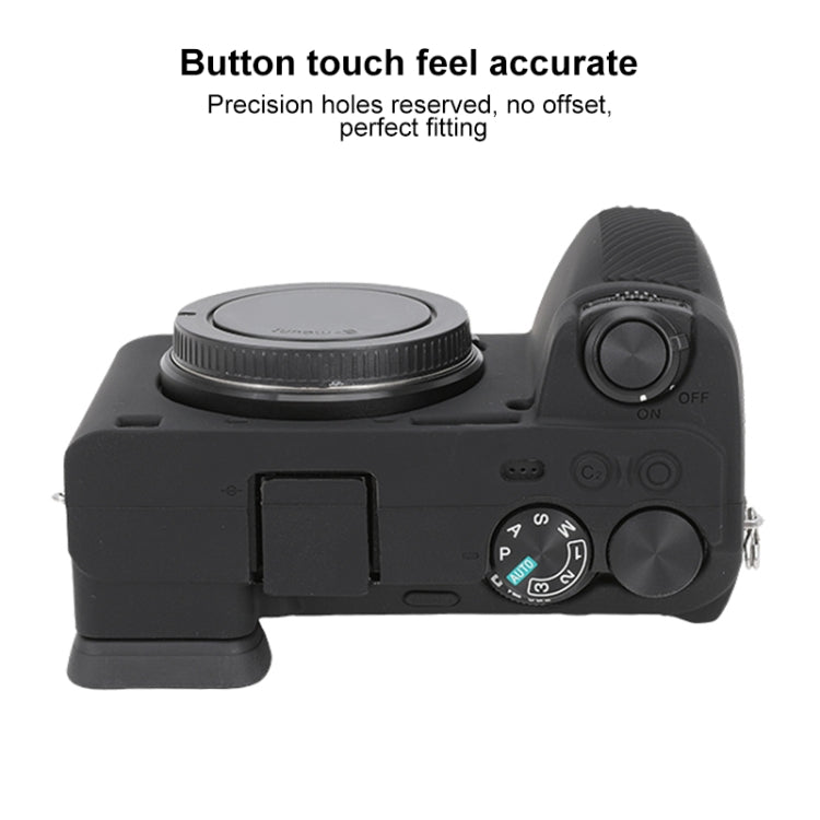 For Sony ILCE-6700 / A6700 Glossy Soft Silicone Protective Case(Black) - Protective Case by PMC TechLife | Online Shopping South Africa | PMC TechLife | Buy Now Pay Later Mobicred