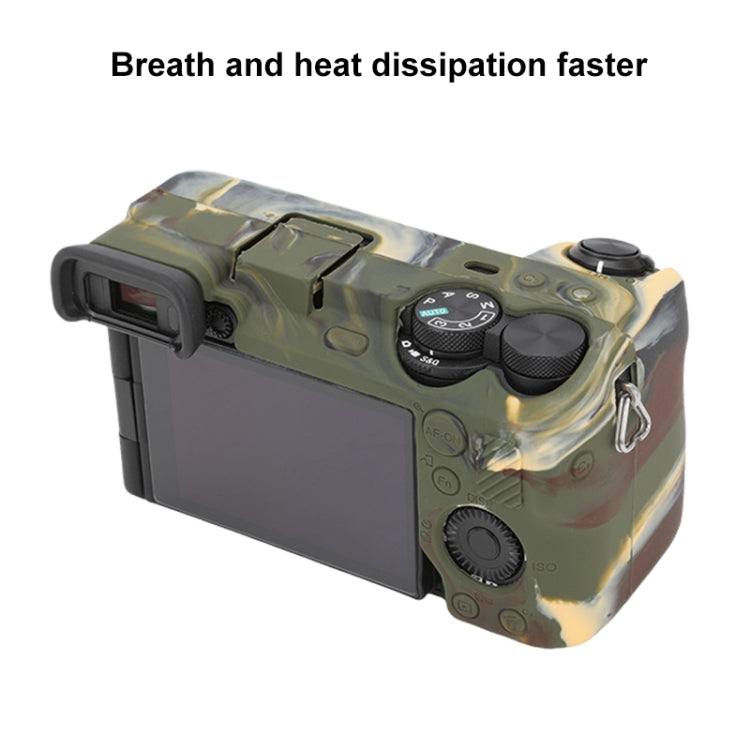For Sony ILCE-6700 / A6700 Glossy Soft Silicone Protective Case(Camouflage) - free shipping - PMC TechLife - Order now!