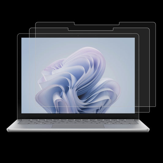 For Microsoft Surface Laptop 6 15 2pcs 9H 0.3mm Explosion-proof Tempered Glass Film - free shipping - PMC Jewellery - Order now!