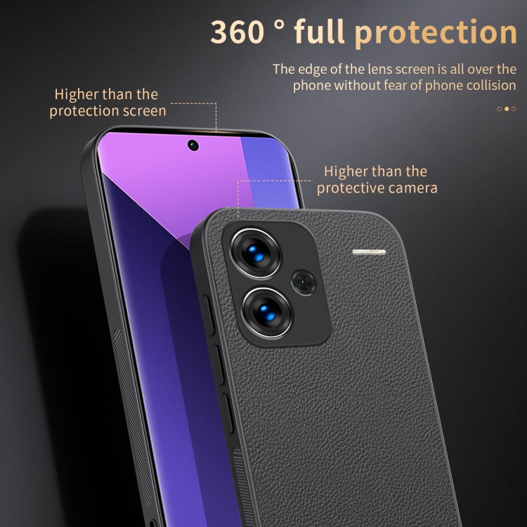 For Xiaomi Redmi Note 13 Pro+ HUIYI Leather Magnetic Phone Case(Blue) - Note 13 Pro+ Cases by PMC TechLife | Online Shopping South Africa | PMC TechLife | Buy Now Pay Later Mobicred