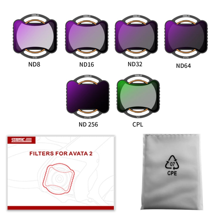 For DJI Avata 2 STARTRC Drone Lens Filter, Lens:CPL ND8/16/32/64/256 - free shipping - PMC Jewellery - Order now!