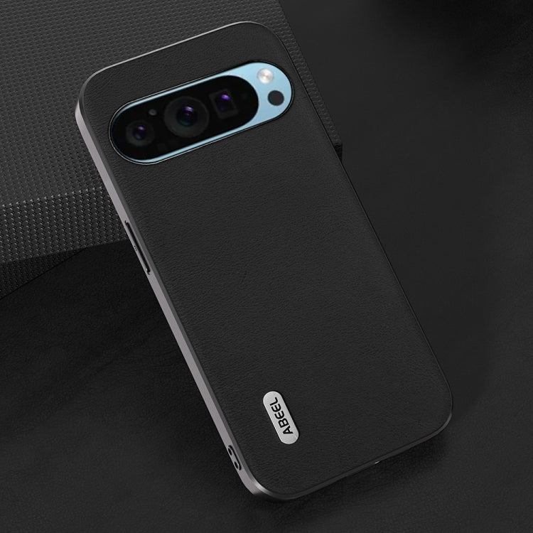 For Google Pixel 9 ABEEL Arashi Texture PU Phone Case(Black) - Google Cases by PMC TechLife | Online Shopping South Africa | PMC TechLife | Buy Now Pay Later Mobicred