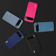 For Google Pixel 9 Pro ABEEL Arashi Texture PU Phone Case(Deep Sea)