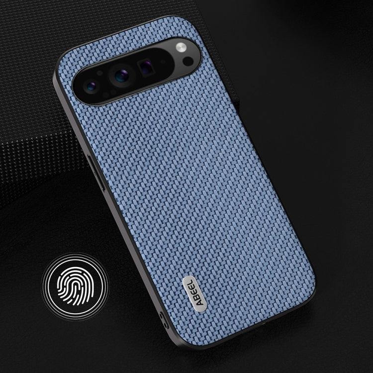 For Google Pixel 9 Pro ABEEL Carbon Fiber Texture Protective Phone Case(Light Blue) - Google Cases by PMC TechLife | Online Shopping South Africa | PMC TechLife | Buy Now Pay Later Mobicred