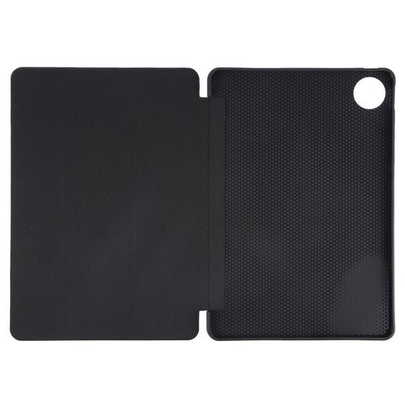 For Huawei MatePad Pro 11 2022/2024 Tri-fold Silicone Leather Tablet Case(Black)