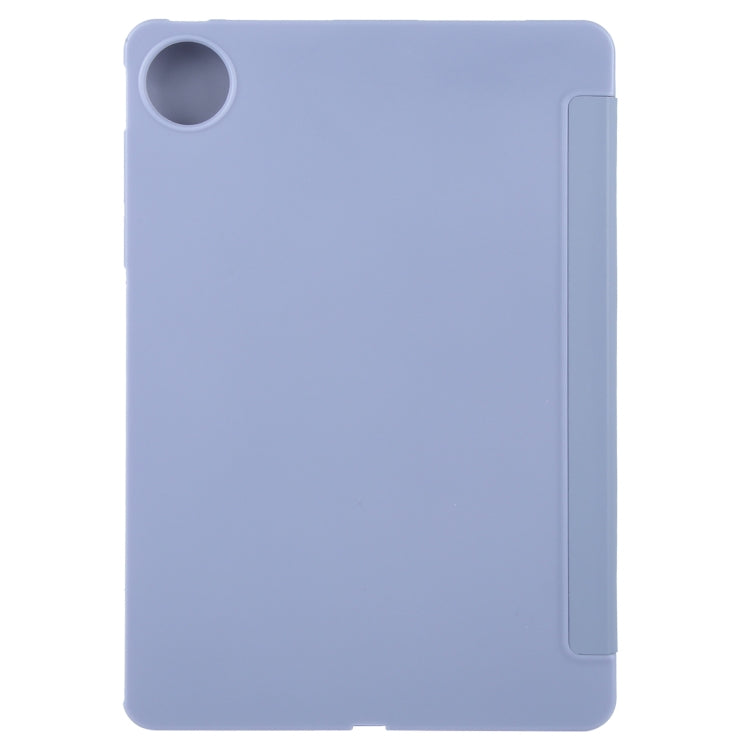 For Huawei MatePad Pro 11 2022/2024 Tri-fold Silicone Leather Tablet Case(Lavender) - Huawei by PMC Jewellery | Online Shopping South Africa | PMC Jewellery | Buy Now Pay Later Mobicred