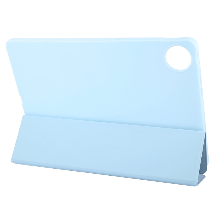 For Huawei MatePad Pro 11 2022/2024 Tri-fold Silicone Leather Tablet Case(Ice Blue) - Huawei by PMC Jewellery | Online Shopping South Africa | PMC Jewellery | Buy Now Pay Later Mobicred