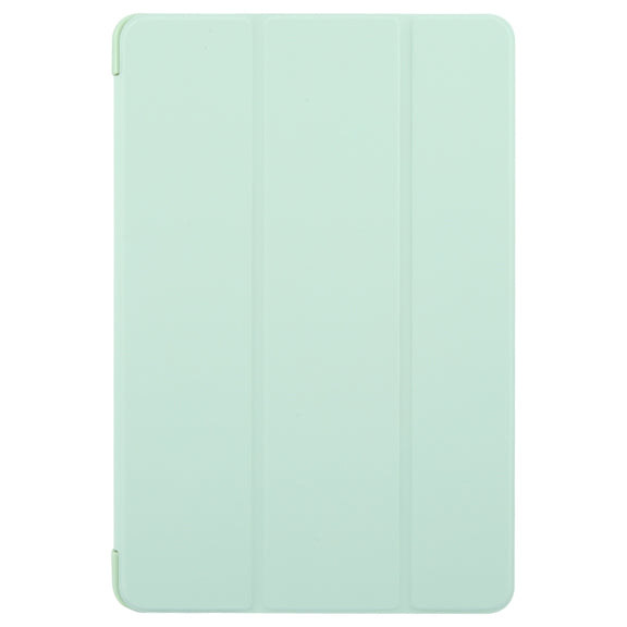 For Huawei MatePad SE 11 2024 Tri-fold Silicone Leather Tablet Case(Green)