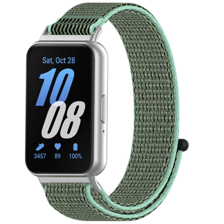 For Samsung Galaxy Fit 3 Nylon Loop Hook and Loop Fastener Watch Band(Blue Sea) - Watch Bands by PMC TechLife | Online Shopping South Africa | PMC TechLife