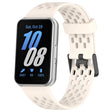 For Samsung Galaxy Fit 3 Hole Style Dual Buckle Silicone Watch Band(Starlight) - Watch Bands by PMC TechLife | Online Shopping South Africa | PMC TechLife
