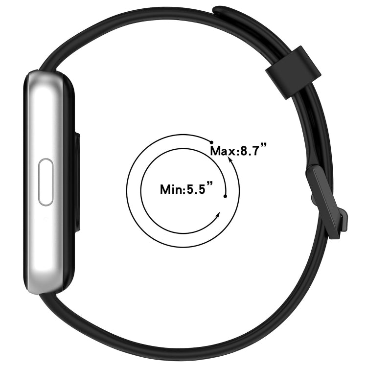 For Samsung Galaxy Fit 3 Hole Style Dual Buckle Silicone Watch Band(White) - Watch Bands by PMC TechLife | Online Shopping South Africa | PMC TechLife