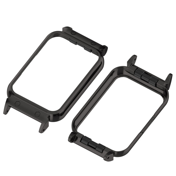 For Samsung Galaxy Fit 3 18mm Metal Frame Watch Protective Case(Black) - free shipping - PMC TechLife - Order now!