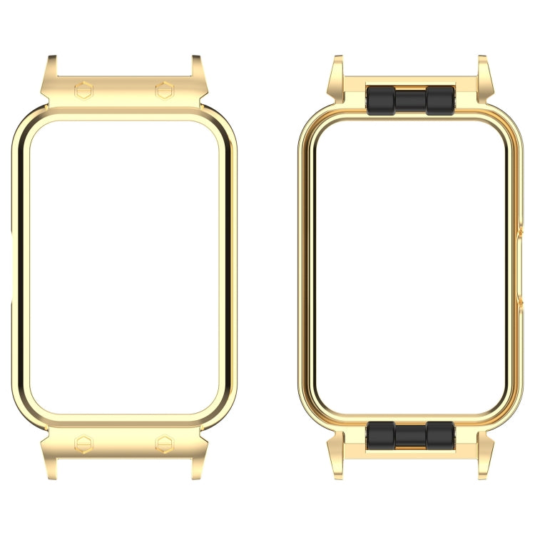 For Samsung Galaxy Fit 3 18mm Metal Frame Watch Protective Case(Gold) - Watch Cases by PMC TechLife | Online Shopping South Africa | PMC TechLife