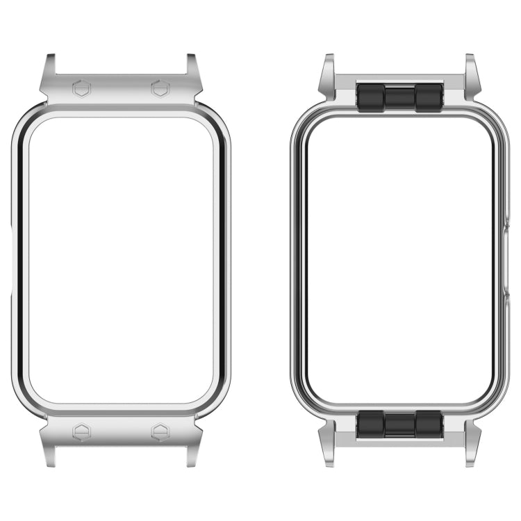 For Samsung Galaxy Fit 3 18mm Metal Frame Watch Protective Case(Silver) - Watch Cases by PMC TechLife | Online Shopping South Africa | PMC TechLife