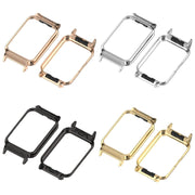 For Samsung Galaxy Fit 3 18mm Metal Frame Watch Protective Case(Gold)