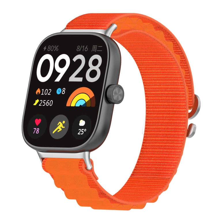 For Xiaomi Mi Band 8 Pro / Redmi Watch 4 Loop Nylon Watch Band(Orange) - Watch Bands by PMC TechLife | Online Shopping South Africa | PMC TechLife