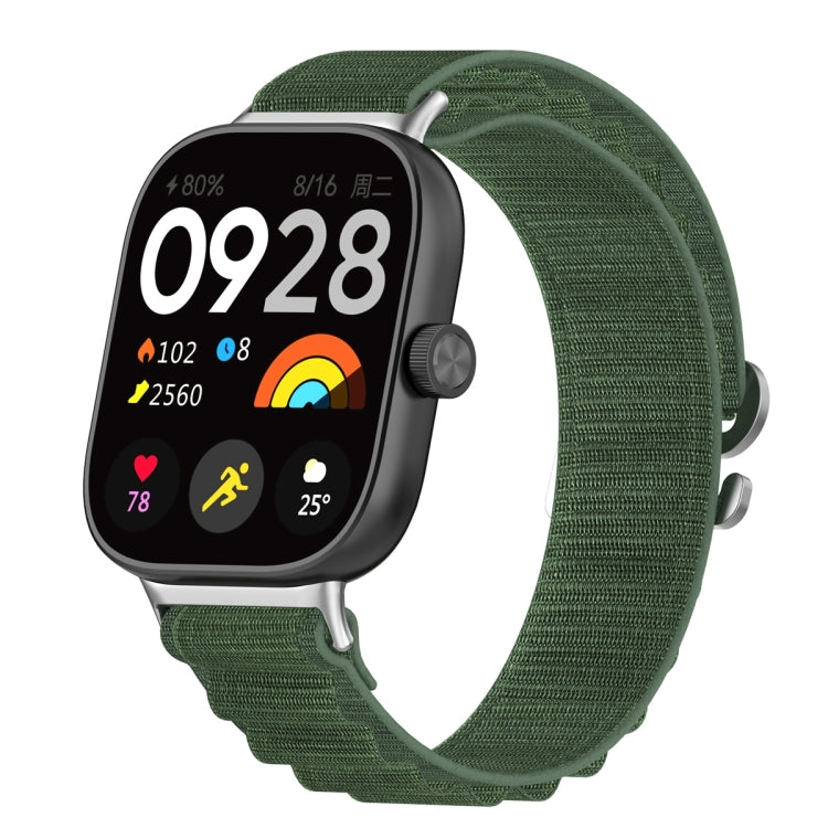For Xiaomi Smart Band 9 Pro / 8 Pro Loop Nylon Watch Band(Green) - Watch Bands by PMC TechLife | Online Shopping South Africa | PMC TechLife | Buy Now Pay Later Mobicred