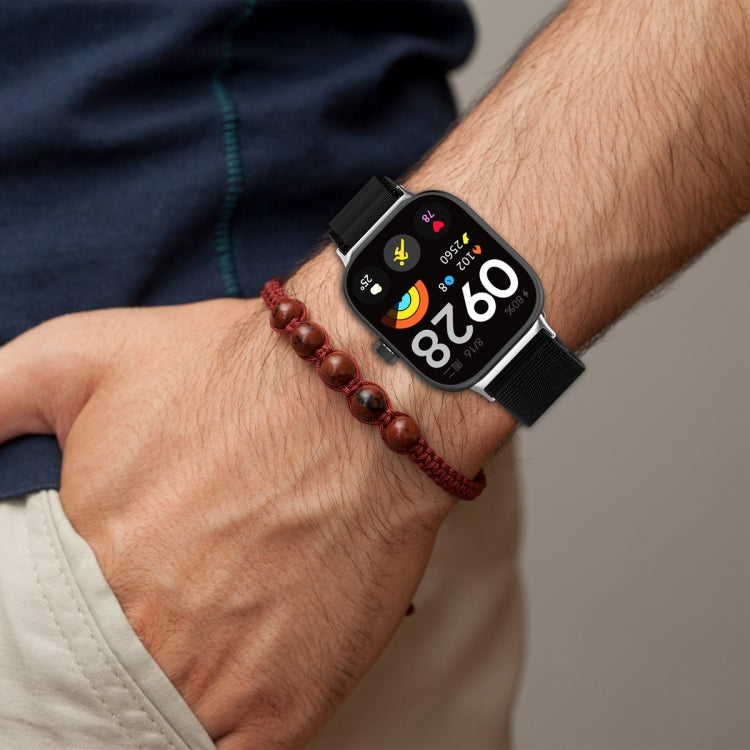 For Xiaomi Mi Band 8 Pro / Redmi Watch 4 Loop Nylon Watch Band(Black) - Watch Bands by PMC TechLife | Online Shopping South Africa | PMC TechLife