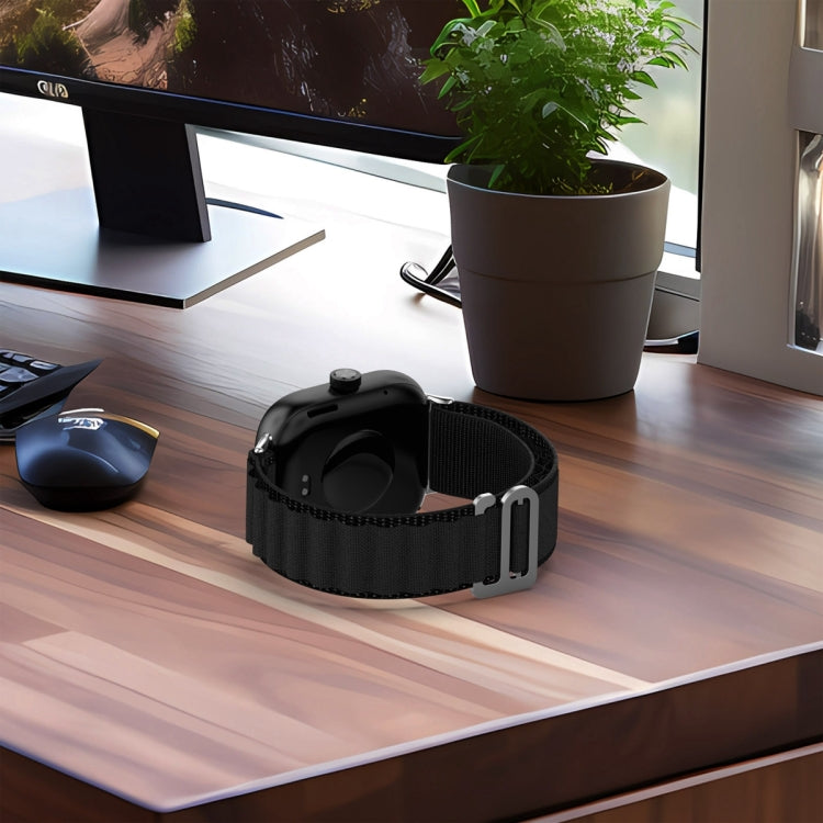 For Xiaomi Mi Band 8 Pro / Redmi Watch 4 Loop Nylon Watch Band(Black) - Watch Bands by PMC TechLife | Online Shopping South Africa | PMC TechLife