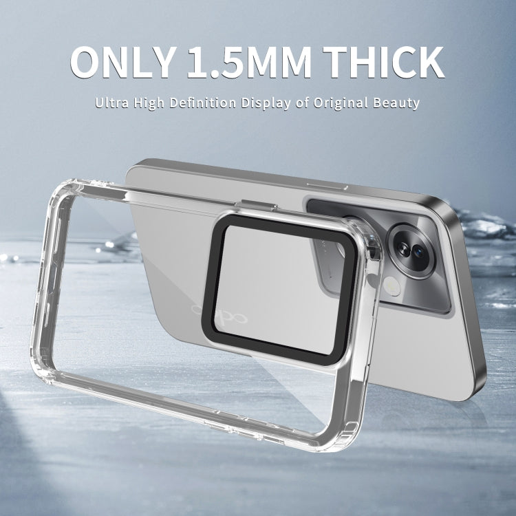 For OPPO A79 5G Global/A2 5G Transparent Acrylic + TPU Shockproof Phone Case(Transparent) - OPPO Cases by PMC TechLife | Online Shopping South Africa | PMC TechLife | Buy Now Pay Later Mobicred