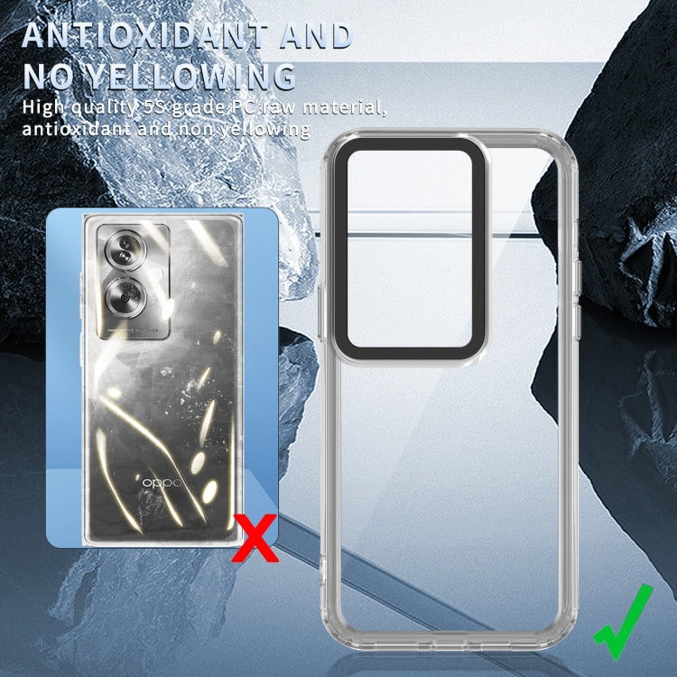 For OPPO A79 5G Global/A2 5G Transparent Acrylic + TPU Shockproof Phone Case(Transparent) - OPPO Cases by PMC TechLife | Online Shopping South Africa | PMC TechLife | Buy Now Pay Later Mobicred
