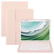 For Huawei MatePad Pro 11 2024 / 2022 Round Button Bluetooth Keyboard Rotatable Holder Leather Case(Rose Gold) - free shipping - PMC TechLife - Order now!