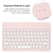 For Huawei MatePad Pro 11 2024 / 2022 Round Button Bluetooth Keyboard Rotatable Holder Leather Case(Rose Gold)