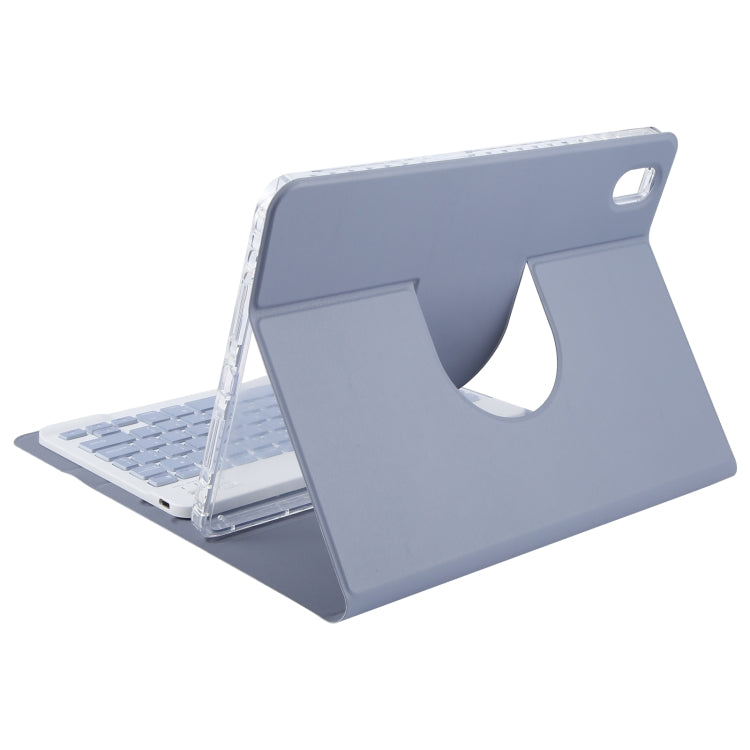 For Huawei MatePad Pro 11 2024 / 2022 Square Button Bluetooth Keyboard Rotatable Holder Leather Case(Lavender Purple) - Huawei Keyboard by PMC TechLife | Online Shopping South Africa | PMC TechLife