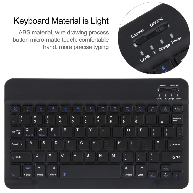 For Huawei MatePad Pro 11 2024 / 2022 Square Button Bluetooth Keyboard Rotatable Holder Leather Case(Black) - Huawei Keyboard by PMC TechLife | Online Shopping South Africa | PMC TechLife