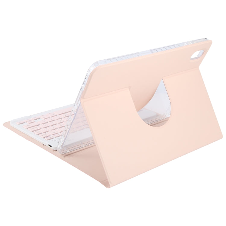 For Huawei MatePad Air 11.5 Square Button Bluetooth Keyboard Rotatable Holder Leather Case(Rose Gold) - free shipping - PMC TechLife - Order now!