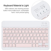 For Huawei MatePad 11 2023 / 2021 Square Button Bluetooth Keyboard Rotatable Holder Leather Case(Rose Gold)