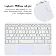 For Huawei MatePad Pro 11 2024 / 2022 Square Button Bluetooth Keyboard Rotatable Holder Leather Case with Touchpad(Sky Blue)