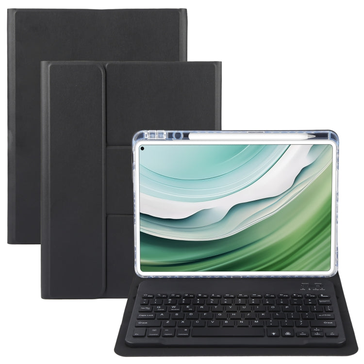 For Huawei MatePad Pro 11 2024 / 2022 Square Button Backlight Bluetooth Keyboard Rotatable Holder Leather Case(Black) - Huawei Keyboard by PMC TechLife | Online Shopping South Africa | PMC TechLife