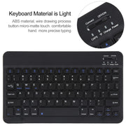 For Xiaomi Pad 6 Square Button Bluetooth Keyboard Rotatable Holder Leather Case(Black)